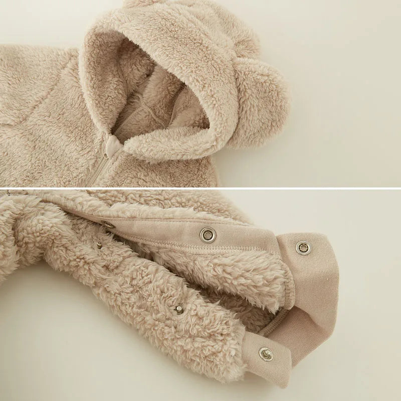 2025 Cozy Warm Fleece Jumpsuit Animal Rompers