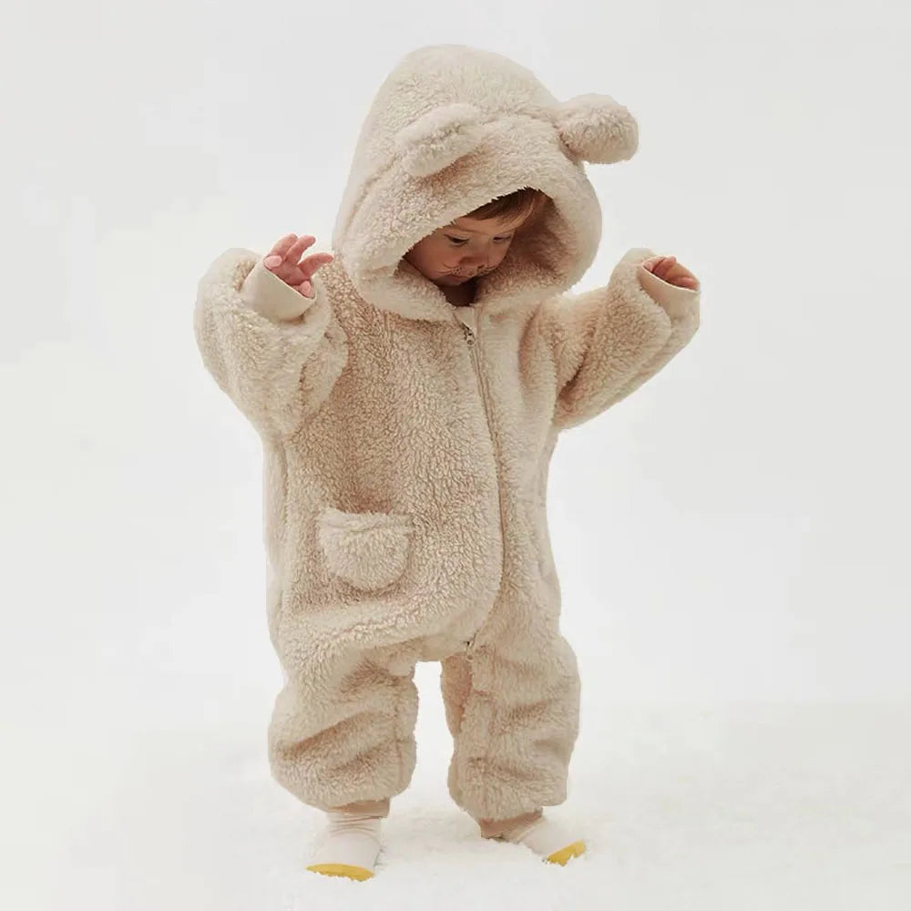2025 Cozy Warm Fleece Jumpsuit Animal Rompers